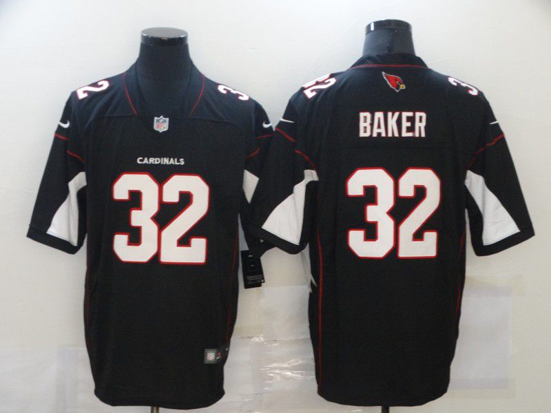 Men Arizona Cardinals 32 Baker Black Nike Limited Vapor Untouchable NFL Jerseys